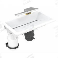 BRADLEY Bathroom Sink Kit: Designer White, Terreon®, 24 1/2 in Overall Lg, 14 1/2 in Overall Wd (MPN WB2-WB-TR1-0050). Key specifications — Includes: Micro Controller; Brand: BRADLEY; Color: Designer White; Sink Material: Terreon®.