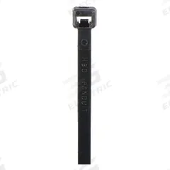 PANDUIT Cable Tie: 14 1/2 in Nominal Lg, 4 in Nominal Max. Bundle Dia., 0.14 in Wd, Black, 100 PK (MPN PLT4I-C0). Key specifications — Outdoor Use: Yes; Color: Black; Brand: PANDUIT.