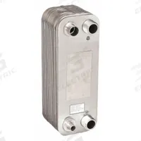 Heat Exchanger: 30,000 BtuH Refrigerant, 50 gpm, 9.02 sq ft, Copper Braze, Stainless Steel Plate (MPN BPR410-34-LCA). Key specifications — Brand: BELL & GOSSETT.