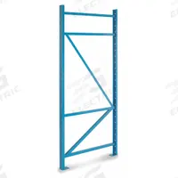 STEEL KING Upright Frame: Bolted, 8 ft Overall Ht, 42 in x 3 in, Blue, Steel, 7 ga Upright Gauge (MPN BCF3L042096F03PB). Key specifications — Color: Blue; Brand: STEEL KING.