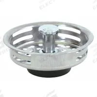 APPROVED VENDOR Strainer: 3 3/8 in Overall Dia, Stainless Steel, Chrome, Silver, Drop-In (MPN 30051). Key specifications — Material: Stainless Steel; Color: Silver; Connection Type: Drop-In; Brand: APPROVED VENDOR; Application: Sink Drain.