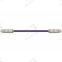 READYCABLE Ethernet Cable: Cat6a, M12 Male Straight x M12 Male Straight, 65 ft Lg, PUR, Purple, X (MPN CAT9441010-65). Key specifications — Brand: READYCABLE; Cable Jacket Color: Purple; End 1 Coding: X; End 2 Coding: X; Performance Category: Cat6a.