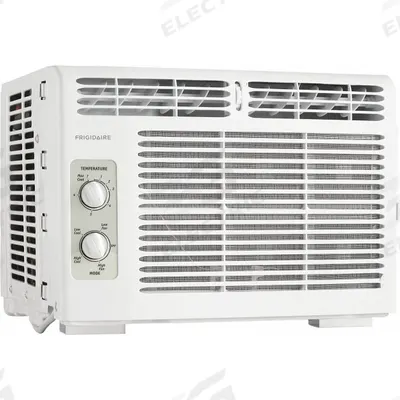 FRIGIDAIRE Window Air Conditioner: 100 sq ft – 150 sq ft, 5,000 BtuH, 115V AC, 5-15P - Residential-Grade Window ACs for Cooling Only