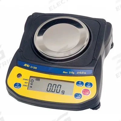 A&D WEIGHING Compact Bench Scale: 610 g Capacity, 0.01 g Readability, 0.01 g Repeatability - Precision Lab Balances