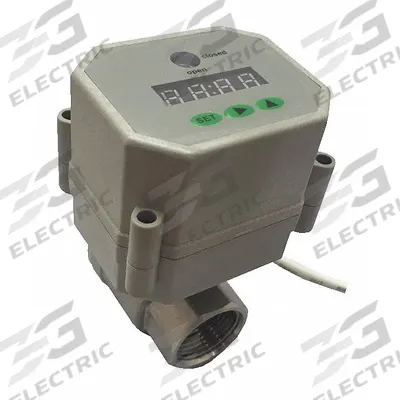 SPEEDAIRE Timed Electric Auto Drain Valve: 1/2 in NPT Pipe, 1/2 in Drain, 8 gpm