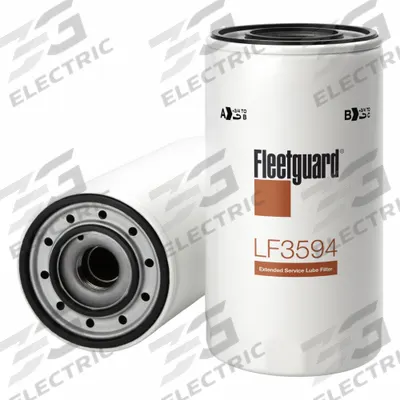 FLEETGUARD Oil Filter: M30-2.00 Thread Size, 8 3/8 in Overall Ht, 8 3/8 in Overall Lg - Spin-On Oil Filters