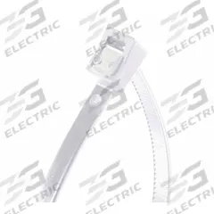 GARDNER BENDER Self Cutting Cable Tie: 14 in Nominal Lg, 4 in Nominal Max. Bundle Dia., Std, 50 PK (MPN 46-314SC). Key specifications — Outdoor Use: Yes; Color: Natural; Brand: GARDNER BENDER.