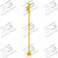 Mine Timber Fork: 126 in Max Ht, 88 in Min Ht, 38 in Stroke Lg, 4 ton Capacity (MPN 9619). Key specifications — Manufacturer Part Number: 9619; Brand: ENERPAC.