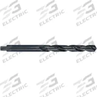 CHICAGO-LATROBE Taper Length Drill Bit: 43/64", 118° Point, Black Oxide HSS, Tang Shank (MPN 49543). Key specifications — attr1233898: 0.6719.