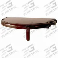 HATHAWAY Cue Rack: Walnut, 23 1/2 in Overall Wd, 11 in Overall Ht (MPN BG2552W). Key specifications — attr989535: Cue Rack; attr989526: Wood; attr989508: HATHAWAY; attr989511: Walnut; attr999291: Mounting Hardware Included.
