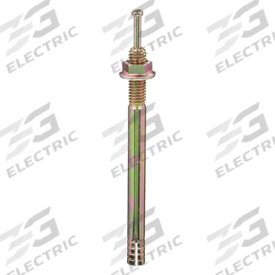 APPROVED VENDOR Hammer Drive Pin Anchor: 3/4 in Dia, 5 in Overall Lg, Flat, Steel, Zinc Yellow - Heavy Duty Nail-Drive Anchors