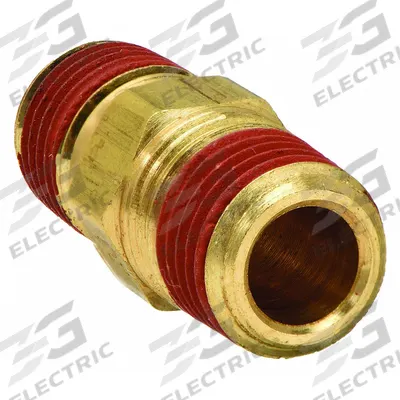 PARKER Metal Pipe Straight: Straight, 3/4 in x 3/4 in - Threaded High-Pressure Pipe Fittings with Sealant