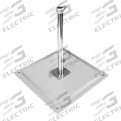 CALIFORNIA UMBRELLA Umbrella Base: Silver, For 1 1/2 in Pole Dia, 33 1/2 in Overall Dia, Steel (MPN KT-CRL100-180). Key specifications — Brand: CALIFORNIA UMBRELLA; Includes Wheels: No Wheels; Color: Silver; Material: Steel.