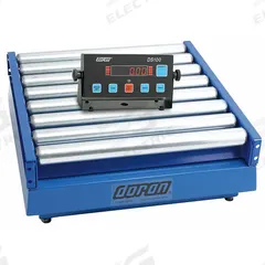 DORAN Conveyor Scale: Net Total Weighing, (8) 1.9 in Dia Rollers on 3 in Centers, Conveyor Scale (MPN MVP5250-CONVEYOR). Key specifications — attr1359910: DORAN; attr1383986: Conveyor Scale; attr1383997: g; attr1383998: Steel; attr1359911: No Certificate; attr1383981: (8) 1.9 in Diameter Rollers on 3 in Centers; attr1383987: 20 g/0.05 lb.