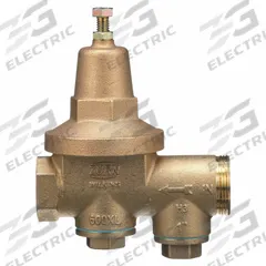 WILKINS Water Pressure Reducing Valve: FNPT x FNPT, 1 in Pipe Size, Cast Bronze, 25 psi to 75 psi (MPN 1-600XL). Key specifications — Brand: WILKINS; Union Type: Single Union; Low-Lead Compliance: Low-Lead Compliant.