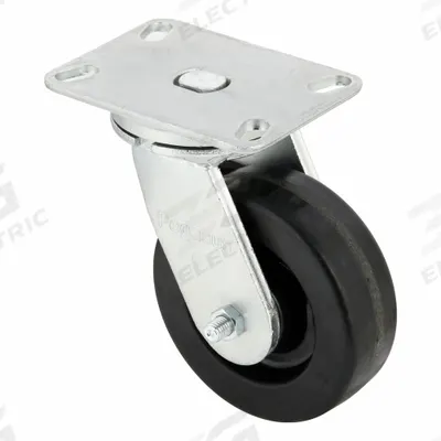 APPROVED VENDOR Plate Caster: Swivel, No Brake, Phenolic, 6 in Wheel Dia, 2 in Wheel Wd - Medium-Duty Plate Casters