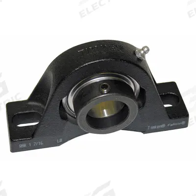 TIMKEN Pillow Block Bearing: 1 3/8 in Bore, Cast Iron, Eccentric Collar - Low-Base Pillow Block Ball Bearings