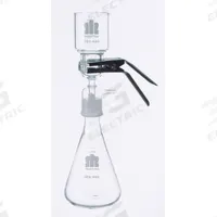 Filtration Support Assembly: 60 um Max Particle Size, 47 mm Dia, 1 L Funnel Capacity, Non-Sterile (MPN 953825-0000). Key specifications — Includes Stopper: Yes; Material: Aluminum; Product Type: Microfiltration Assembly; Brand: KIMBLE.