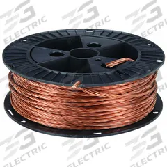 SOUTHWIRE Bare Copper Grounding Wire: 4 AWG Conductor Size, 198 ft Overall Lg, Stranded (MPN 10674003). Key specifications — Brand: SOUTHWIRE; Packaging: Spool; Voltage: 600V AC; Manufacturer Part Number: 10674003.