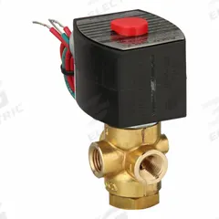 REDHAT Solenoid Valve: 3-Way, Configurable, 1/4 in Pipe Size, 110V AC/120V AC, Quick Exhaust (MPN EF8320G174). Key specifications — Pipe Size: 1/4 in; Voltage: 120V AC; Brand: REDHAT; Coil Enclosure: Explosion Proof.