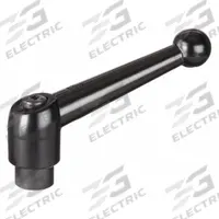 KIPP Adjustable Handle: Zinc w/ Steel Thread, M6, 64 mm Lg (MPN K0116.2061). Key specifications — Brand: KIPP.