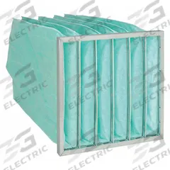 GRAINGER Pocket Air Filter: 20 in x 20 in x 15 in, MERV 11, Green, Synthetic, 6 Pockets (MPN 2JVJ9). Key specifications — Display Sell UOM: EA; Brand: GRAINGER; Media Material: Synthetic; Performance Rating: MERV 11.