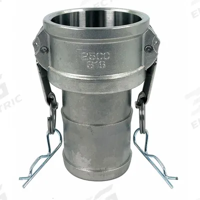 APPROVED VENDOR Cam and Groove Coupling: 2 1/2 in Coupling Size, 150 psi Max. Working Pressure @ 70 F - Type C Stainless Steel Cam & Groove Fittings