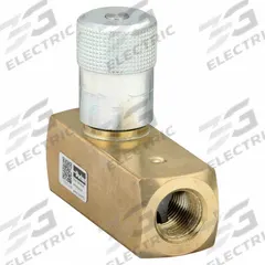 PARKER Hydraulic Flow Control Valve: 15 gpm Max Flow Rate, 1/2 in NPT, 1/2 in NPT, Brass, Control (MPN F800B). Key specifications — attr1018158: Manual; attr1018114: Rotary Knob; attr1018116: Brass; attr1018117: PARKER.
