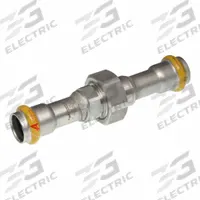 APOLLO Crimp Union Fitting: 3/4 in Pipe x 3/4 in Pipe Size, Press-fit x Press-fit, HNBR, SmartPress (MPN 123456910). Key specifications — Brand: APOLLO; Series: SmartPress.