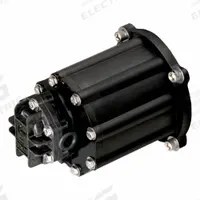 PULSAFEEDER Rotary Gear Pump Head: Magnetic Drive, PVDF, 3/8" FNPT, PTFE, Aluminum Ceramic, Spur (MPN E05KLVO-X). Key specifications — Brand: PULSAFEEDER; For Motor Frame Size: 145TC; Includes Relief Valve: No; Ports: 3/8" FNPT.
