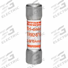 MERSEN Fuse: TRM Series, Midget, Time-Delay, 2.8 A, 250 V AC, 13/32 in x 1 1/2 in, Non-Indicating (MPN TRM2-8/10). Key specifications — Series: TRM; Brand: MERSEN.