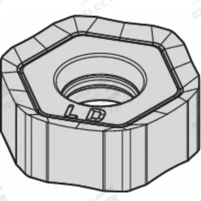WIDIA Hexagon Milling Insert: HNGJ0704ANENLD (MPN 5895291) - Machining