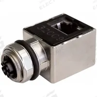 MURRELEKTRONIK Adapter: M12 Female Straight x RJ 45 Female Right Angle, M12 Female Straight, 8 Pins (MPN 7000-51541-0000000). Key specifications — RJ45 Connector Type: Panel Feed-Through Adapter.