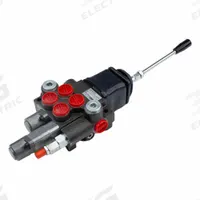 CHIEF Hydraulic Directional Control Valve: Four-Way / Three Positions, Tandem Center, 2 Spools (MPN 220905). Key specifications — attr1017968: CHIEF; attr1017969: Tandem Center; attr1018005: Spring Center To Neutral.