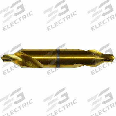 KEO Center Drill: Plain Type, #1, 60°, 1 1/4 in Overall Lg - Plain-Tip Center Drills
