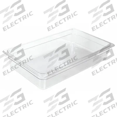 CRESTWARE Food Pan: Full Size, Rectangular, NSF Certified, 20 3/4 in Overall Lg - Steam Table Pans