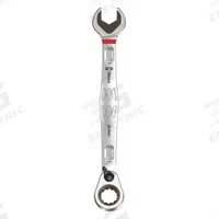 WERA Combination Wrench: Alloy Steel, Nickel Chrome, 43/64 in Head Size, 8 3/4 in Overall Lg, Offset (MPN 05020072001). Key specifications — attr309600: 43/64 in; attr309611: Nickel Chrome; attr309610: Alloy Steel; attr309604: Yes; attr309612: No; attr309613: No; attr309615: No; attr324932: WERA.