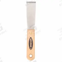 HYDE Putty Knife: Bld. Mat. Carbon Steel, Hdl. Mat. Hardwood, Stiff, Straight Bld. Shape (MPN 07210). Key specifications — attr1004902: HYDE; attr1012057: Full; attr1014703: Wood; attr1017570: Standard End; attr1029655: Straight; attr1034073: Straight.