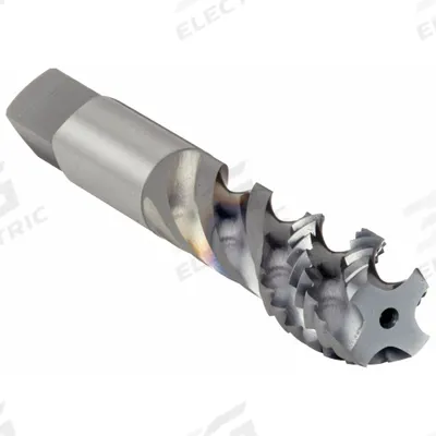 OSG Spiral Flute Tap: 3/8"-16 UNC, H3 / 2B-3B, 3 Flute - Spiral-Flute Taps for Steel & Stainless Steel