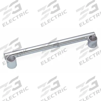 METRO Push Handle: Super Erecta Shelving, 24 in x 2 in x 1 1/2 in, Chrome - Push Handles for Wire Shelving