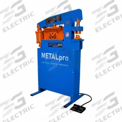METALPRO Ironworker: 115V AC /Single-Phase, 2 Stations, 50 Tonf Hydraulic Force, 20 A Current (MPN MP5000FS). Key specifications — attr69797: Punch; attr66073: MP5000FS; attr66076: METALPRO.