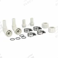 FILL-RITE Fittings Kit: Fittings Kit (MPN KITDFFK). Key specifications — Product Type: Fittings Kit; Includes: (2) 1 in BSPP x 3/4 in Hose Barb 90° Elbow Fittings with Retaining Nuts; Compatible Manufacturer Model Number: DF120CAN520; Brand: FILL-RITE.