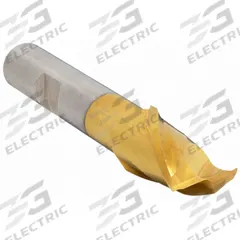 CLEVELAND Square End Mill: High Speed Steel, TiN Coated, 2 Flute, 1/2" Mill Dia, 13/16" LOC (MPN C33772)