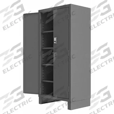 DURHAM MFG Storage Cabinet: 36 in x 24 in x 78 in - Industrial Shelf Cabinets
