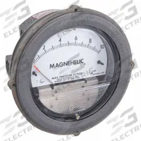 DWYER Differential Pressure Gauge: Back/Single-Side, 1/8 in NPT Female, 2000, 4 in Dial, IP67, IP67 (MPN 2210). Key specifications — Sensor Type: Diaphragm; Series: 2000; Housing Material: Die Cast Aluminum; Certificate of Calibration: Not Included.