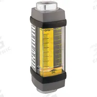 HEDLAND Mechanical Flowmeter: Petroleum Fluid Meter, Scale, Variable Area, Inline, Universal, NPTF (MPN H761A-050). Key specifications — Display Type: Scale; O-Ring Material: Viton; Includes Flow Rate Adjustment Knob: No; Includes Pressure Guage: No; Mounting Orientation: Universal; Unit Of Measure: Gallons; Brand: HEDLAND; Accuracy: +/-2%.