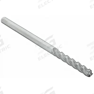 APPROVED VENDOR Ball End Mill: Carbide, 4 Flute, 3/16" Mill Dia, 1-1/8" LOC, 3" OAL (MPN 229-001010) - General Purpose Carbide Ball End Mills