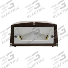 LED Wall Pack: LED, 1,700 lm, 5000K, 12 W, 120 to 240V AC, Type IV, 8 3/8 in Overall Ht (MPN EWLS02817AF750N1FMDKBZ). Key specifications — Housing Color: Bronze; Color Temperature: 5000K.