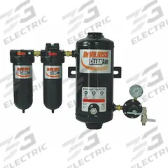 DEVILBISS Desiccant Air Drying System: 3-Stage, ISO Class 1, 1/2 in NPT, 25 cfm, -40°F Dew Point (MPN DAD-500). Key specifications — attr109968: Yes; attr109935: DEVILBISS; attr304900: 3-Stage.