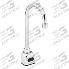 MOEN Bathroom Sensor Faucet: M-Power, Brass, Chrome Finish, Single-Post, Battery, 0.5 gpm Flow Rate (MPN CA8303). Key specifications — Brand: MOEN; Includes: In-Line Filter; Series: M-Power.